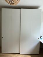 Grote PAX IKEA kledingkast (wittte schuifdeuren), Ophalen, Gebruikt, 200 cm of meer, 200 cm of meer