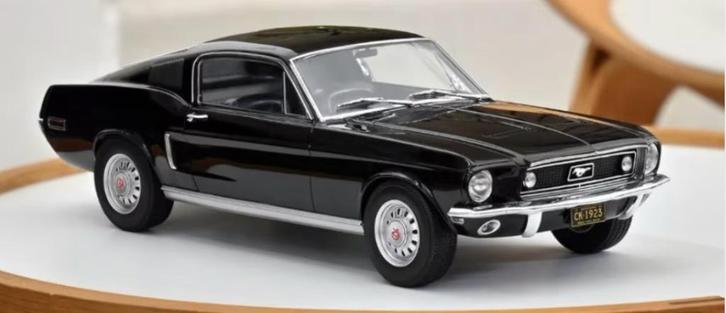 Ford Mustang Fastback '68 Zwart schaal 1/12 NOREV ref 122700, Hobby en Vrije tijd, Modelauto's | 1:5 tot 1:12, Nieuw, Auto, 1:9 t/m 1:12