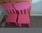 2 roze ikea stoelen, Ophalen, Gebruikt, Stoel(en)