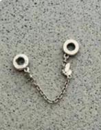 Pandora GEVRAAGD veiligheidsketting, Sieraden, Tassen en Uiterlijk, Armbanden, Ophalen of Verzenden, Zo goed als nieuw, Zilver