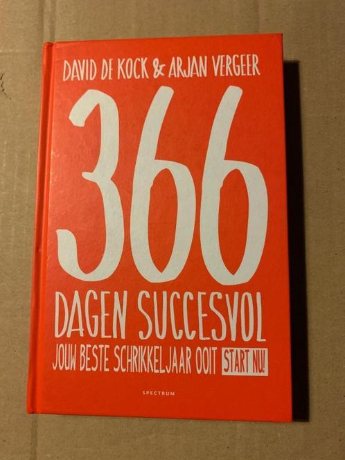 366 dagen succesvol; David de Kock Arjan Vergeer; schrikkelj, Boeken, Psychologie, Zo goed als nieuw, Ophalen of Verzenden