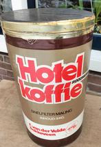 Groot Hotel koffieblik van F. van der Velde uit Bakkeveen, Ophalen of Verzenden, Zo goed als nieuw, Overige