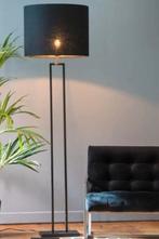 2 mooie vloerlampen incl velours lampenkap (marineblauw), Ophalen, Zo goed als nieuw, 150 tot 200 cm