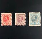 Curaçao 1873-1898 NVPH 3, 9, 11 ongestempeld, Ophalen of Verzenden