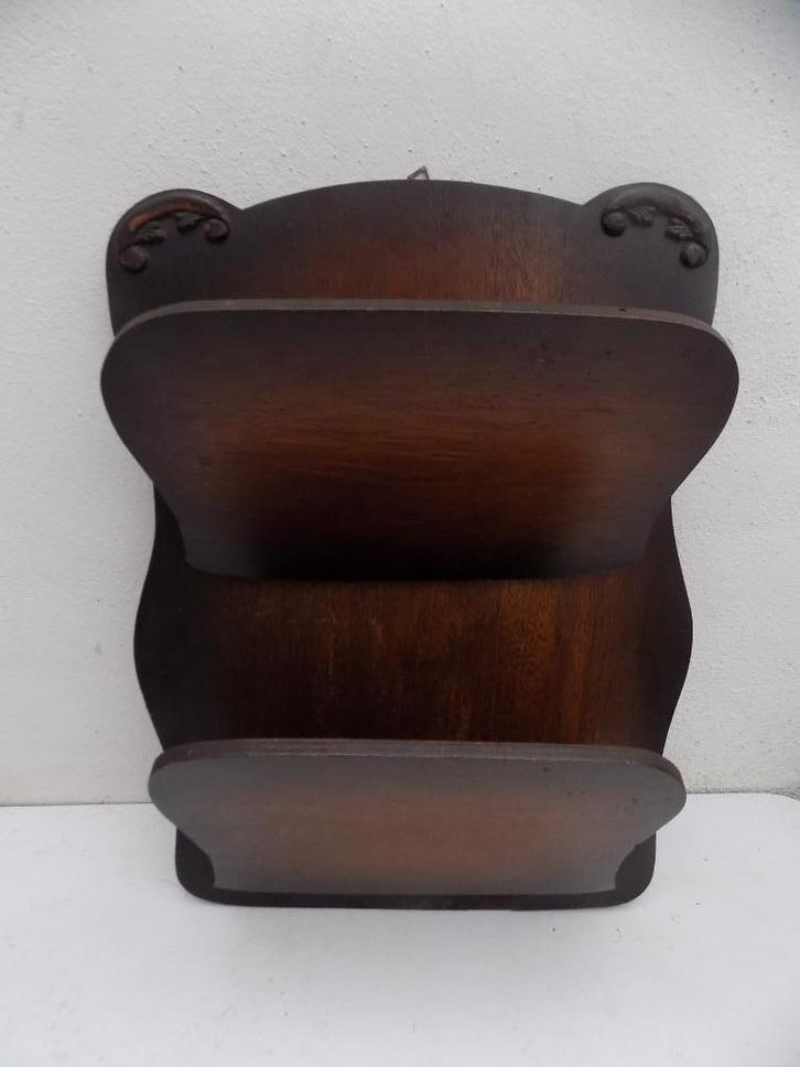 Lectuur krantenstandaard post vak jaren 30 vintage hangend, Antiek en Kunst, Curiosa en Brocante, Ophalen of Verzenden