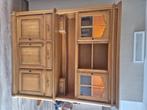 Honing patine massief eiken kast, Huis en Inrichting, Ophalen, Gebruikt, 200 cm of meer, 150 tot 200 cm