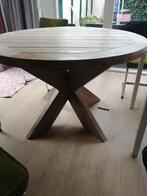 Ronde eettafel, Huis en Inrichting, Tafels | Eettafels, Ophalen, Rond, Zo goed als nieuw, Vier personen