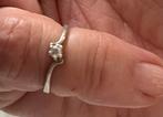 Zilveren ring met steentje mt 17, Sieraden, Tassen en Uiterlijk, Ringen, Ophalen of Verzenden, Zo goed als nieuw, Met edelsteen