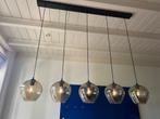 Hanglamp - rookglas, Huis en Inrichting, Lampen | Hanglampen, Ophalen of Verzenden, Zo goed als nieuw, Glas, 75 cm of meer