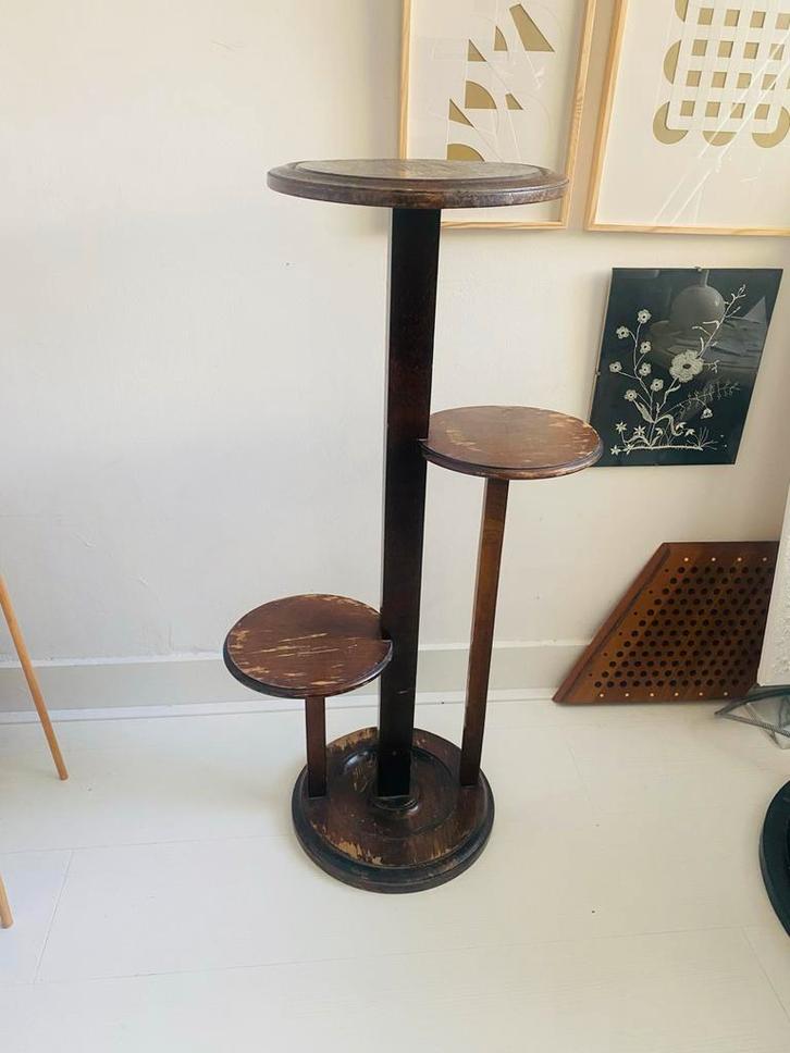Art Deco Plantenstandaard - 80cm, Antiek en Kunst, Kunst | Designobjecten, Ophalen