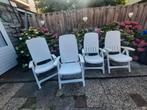 4x flair plaisir stevige verstelbare tuinstoelen, Ophalen, Gebruikt
