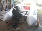buitenboordmotor+RIB, Watersport en Boten, Rubberboten, Zo goed als nieuw, Benzine, Minder dan 70 pk, Overige materialen