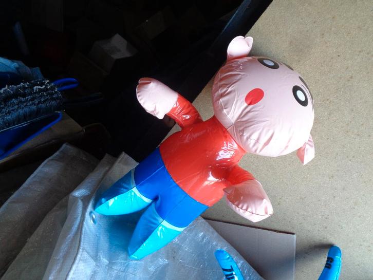 Partij opblaas Shin Chan 40cm, Diversen, Rommelmarktspullen, Nieuw, Ophalen of Verzenden