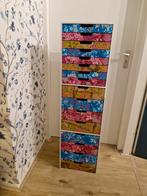 Ladenkast met vrolijke print, Huis en Inrichting, Kasten | Ladekasten, Ophalen, 25 tot 50 cm, 100 tot 150 cm