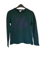 Stoere groen met blauwe NIK & NIK sweater Mr. maat 16/176., Kinderen en Baby's, Kinderkleding | Maat 176, Verzenden, Trui of Vest