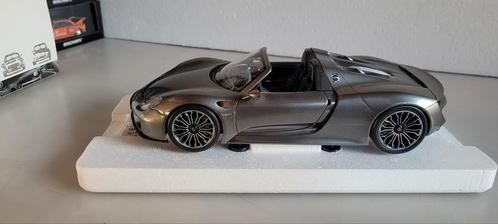 Minichamps 2013 Porsche 918 Spyder, Hobby en Vrije tijd, Modelauto's | 1:18, Zo goed als nieuw, Auto, MiniChamps, Ophalen of Verzenden