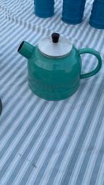 Super leuke trendy mintgroene emaille fluitketel!!, Ophalen of Verzenden