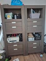 Twee houten kasten met lades, Huis en Inrichting, Ophalen