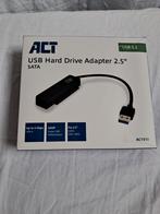 ACT USB 3.2 SSD/HDD Adapter 2.5 inch SATA, Computers en Software, Pc- en Netwerkkabels, Ophalen of Verzenden, Nieuw