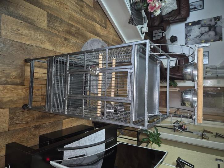 vogelkooi, Dieren en Toebehoren, Vogels | Hokken en Kooien, Zo goed als nieuw, Vogelkooi, Metaal, Ophalen