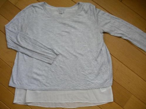 H&M trui met bloes licht grijs maat M - nieuw -, Kleding | Dames, Truien en Vesten, Nieuw, Maat 38/40 (M), Grijs, Ophalen of Verzenden