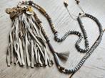 Soort cowboy ketting met diverse soorten kralen, Sieraden, Tassen en Uiterlijk, Kettingen, Ophalen of Verzenden, Overige materialen