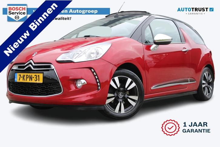 Citroën DS3 Cabrio 1.2 VTi So Chic | Incl. 12 maanden garan, Auto's, Citroën, Bedrijf, Te koop, DS3, ABS, Airbags, Airconditioning