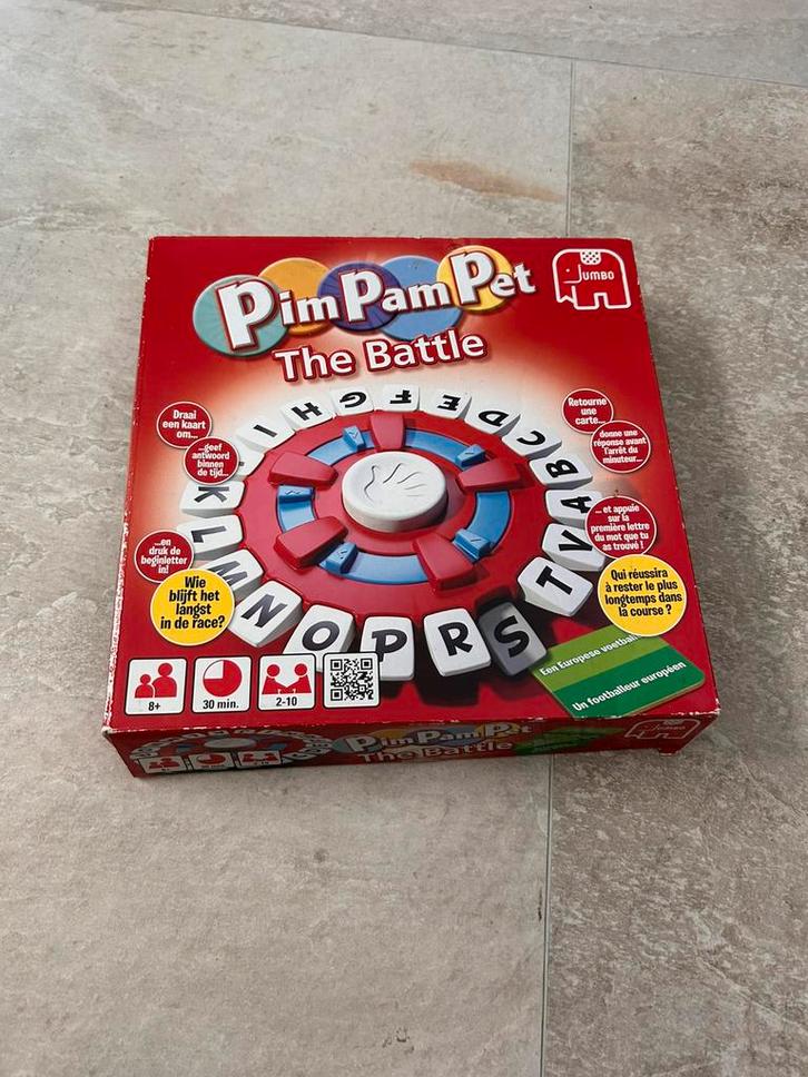 Pim pam pet the battle (het laatste woord), Hobby en Vrije tijd, Gezelschapsspellen | Kaartspellen, Gebruikt, Ophalen of Verzenden