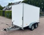 Hapert gesloten aanhanger 300x150x180 tandrmas gerrmd 2000kg, Auto diversen, Aanhangers en Bagagewagens, Ophalen, Zo goed als nieuw