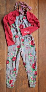 Kiezeltje: prachtige jumpsuit zand rozen maat 122-128, Kinderen en Baby's, Kinderkleding | Maat 122, Ophalen, Meisje, Zo goed als nieuw