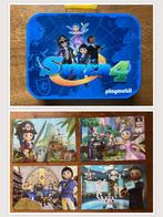 Schmidt Puzzel 4 in 1 Playmobil 56511 blikken koffer super 4, Kinderen en Baby's, Speelgoed | Kinderpuzzels, Ophalen of Verzenden