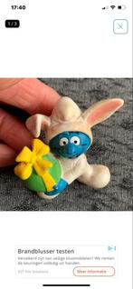 Smurf Konijn Kostuum met Ei, Verzenden, Gebruikt, Overige Smurfen, Poppetje, Figuurtje of Knuffel