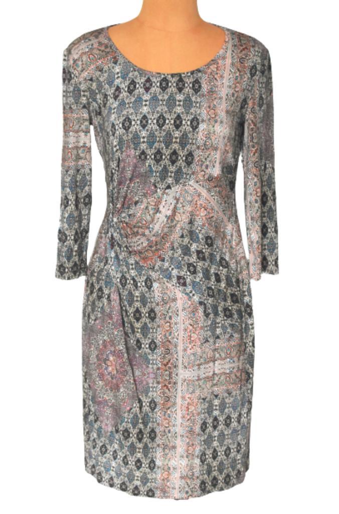 Betty Barclay viscose jurkje, jurk, Mt. 40 / M, Kleding | Dames, Jurken, Zo goed als nieuw, Maat 38/40 (M), Overige kleuren, Knielengte