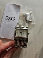 D&G Dameshorloge met Strass dolce & gabbana time, Sieraden, Tassen en Uiterlijk, Horloges | Dames, Staal, Staal, Polshorloge, Ophalen of Verzenden