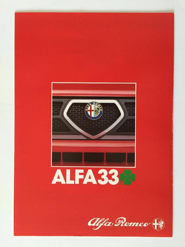 Alfa Romeo folders diverse; 33, 75, 90, Sprint & Spider, Boeken, Auto's | Folders en Tijdschriften, Zo goed als nieuw, Alfa Romeo