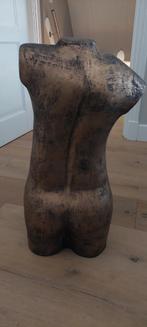 Keramiek torso bronskleurige sculptuur, Ophalen