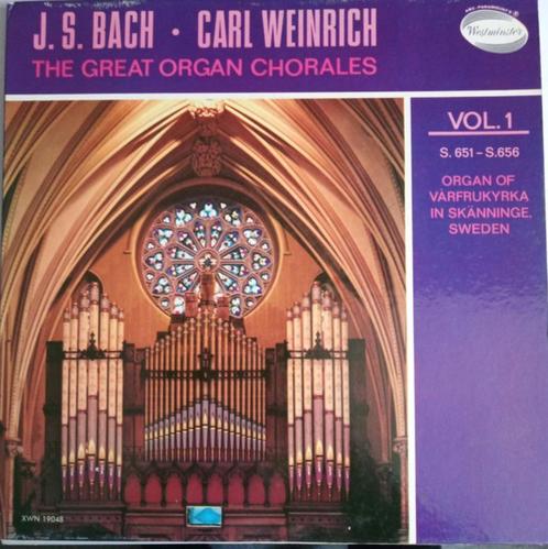 Bach Carl Weinrich – The Great Organ Chorales Vol 1, Cd's en Dvd's, Vinyl | Klassiek, Zo goed als nieuw, Barok, Overige typen
