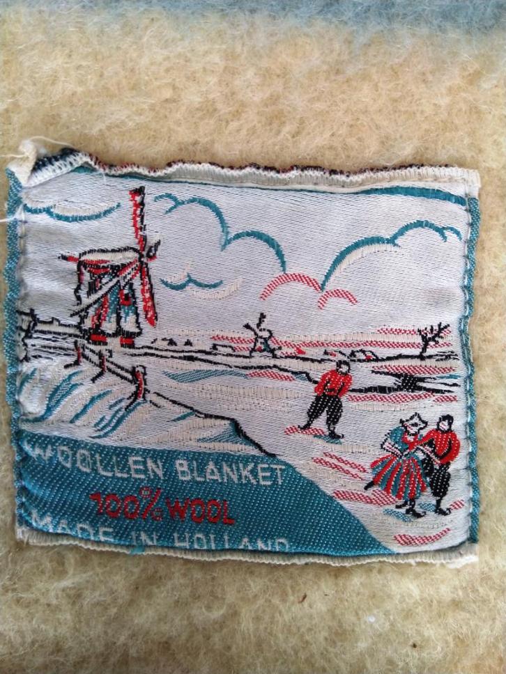 Deken wol (2), Kinderen en Baby's, Dekens, Slaapzakjes en Inbakerproducten, Gebruikt, Deken, 100 cm of meer, Ophalen