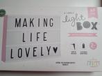 NIEUW! Roze lichtbox /light box (A4) Little Lovely Company, Huis en Inrichting, Woonaccessoires | Tekstborden en Spreuken, Ophalen of Verzenden