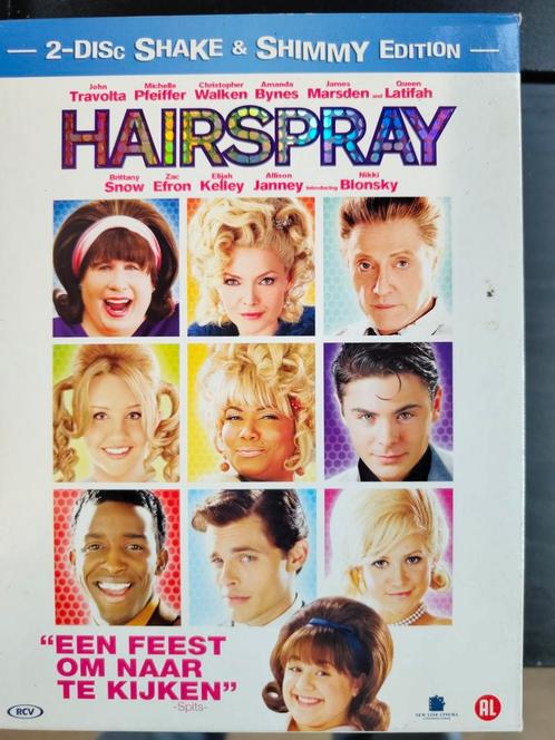 Hairspray 2-Disc Shake & Shimmy Edition DVD, Cd's en Dvd's, Dvd's | Overige Dvd's, Gebruikt, Boxset, Alle leeftijden, Ophalen of Verzenden