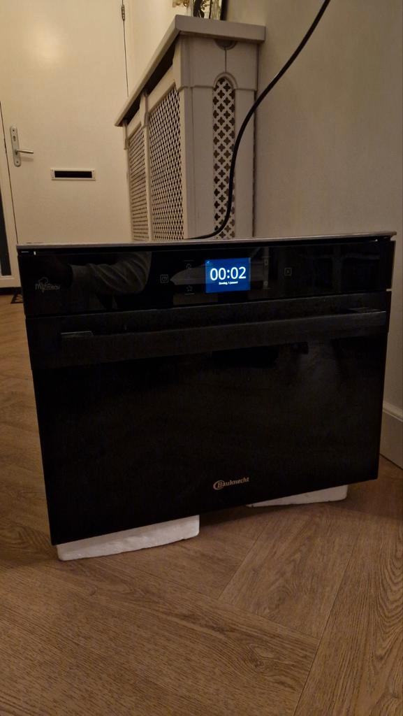 Luxe Bauknecht combi oven magnetron met WIFI, Witgoed en Apparatuur, Ovens, Zo goed als nieuw, Inbouw, Oven met grill, 45 tot 60 cm