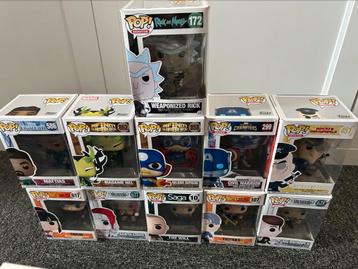 Verschillende losse Funko pops (zie beschrijving) beschikbaar voor biedingen