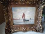 Schepen op de Zuiderzee., Antiek en Kunst, Kunst | Schilderijen | Klassiek, Ophalen of Verzenden