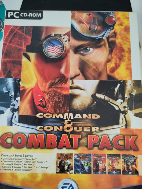 Command & Conquer Combat Pack - 5 Games PC, Spelcomputers en Games, Games | Pc, Gebruikt, Strategie en Constructie, 3 spelers of meer