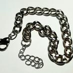 Metalen lichtgewicht armband grove schakels SALE, Sieraden, Tassen en Uiterlijk, Armbanden, Ophalen, Nieuw, Zilver, Staal