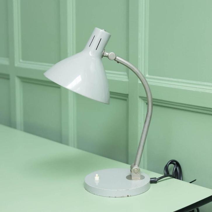 Vintage Bureaulamp Hala, Huis en Inrichting, Lampen | Tafellampen, Gebruikt, Minder dan 50 cm, Ophalen of Verzenden