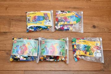 Vier Lego Classic sets, 11021, 11001, 11009, 10692, compleet beschikbaar voor biedingen
