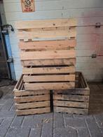 4 mooie houten kisten, Doe-het-zelf en Verbouw, Hout en Planken, Ophalen of Verzenden, Gebruikt, Minder dan 200 cm, Balk