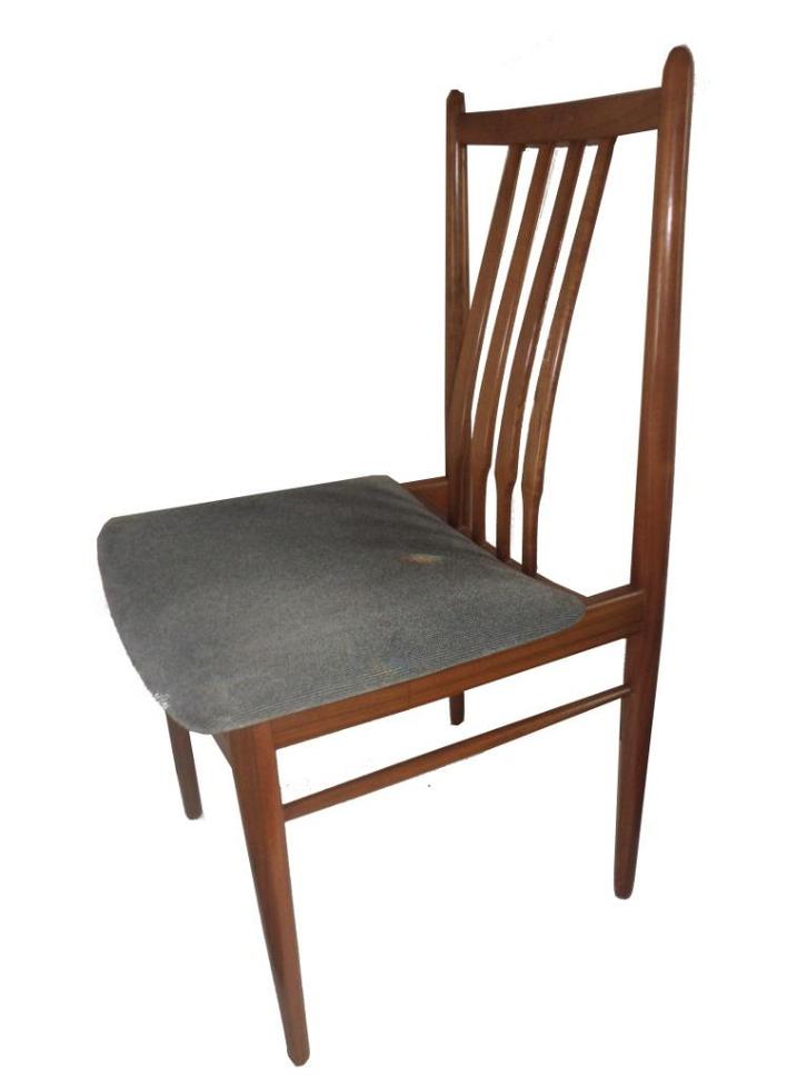 Schitterende vintage teak Deens design stoel, Huis en Inrichting, Stoelen, Gebruikt, Vijf, Zes of meer stoelen, Hout, Bruin, Ophalen
