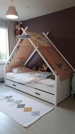 Coolkids tipibed Unicorn, Kinderen en Baby's, Kinderkamer | Bedden, Lattenbodem, Zo goed als nieuw, 85 tot 100 cm, Ophalen